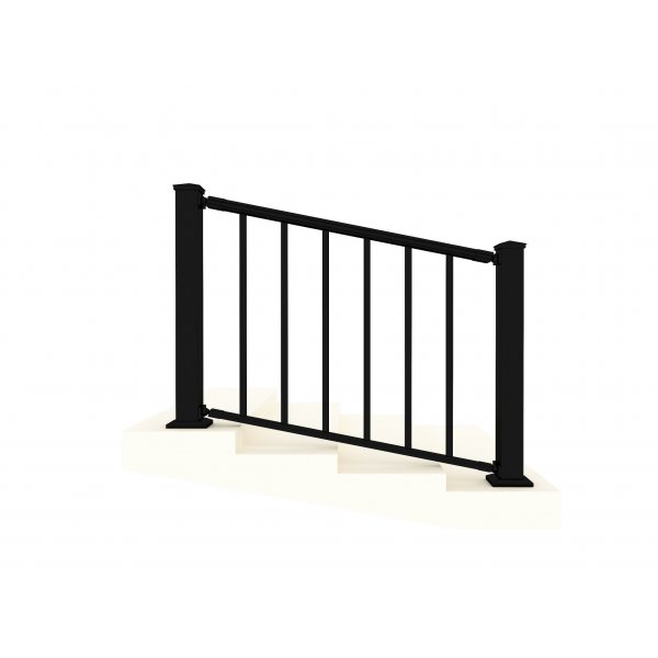 Altanstaket 180x100 cm | Pulverlackerad och robust design | Passar till Aurelius/Linius