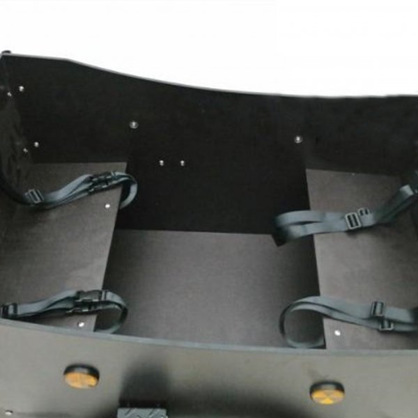 Ldcykel El | 6 vxlar | 250W - 12,8Ah Panasonic litiumbatteri - Svart