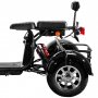 Fatscooter Trehjuling 2000W | Moped klass 1 - Svart