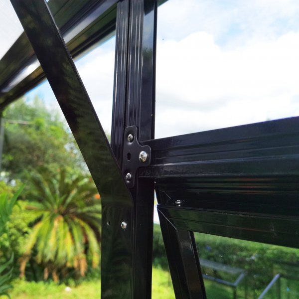 Orangeri och lusthus 12,6m² | Sexkantigt växthus | 4mm säkerhetsglas Orangeri och lusthus 12,6m² | Sexkantigt växthus | 4mm säkerhetsglas