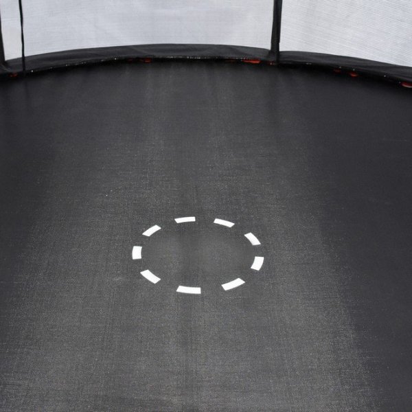 Rund nedgrävd studsmatta 3,96m | Svart/Orange Rund nedgrävd studsmatta 3,96m | Svart/Orange