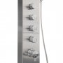 Utedusch med massage | Rostfritt stl