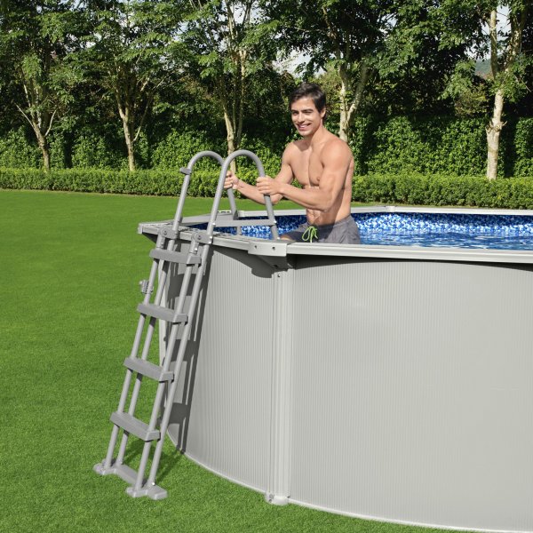 Bestway stålväggspool Ø4,6m - 1,2m djup | Hydrium (56384) Bestway stålväggspool Ø4,6m - 1,2m djup | Hydrium (56384)