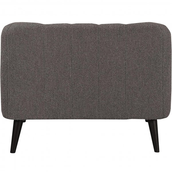 Elegant textilfåtölj | Celeste Bouclé - Grå Elegant textilfåtölj | Celeste Bouclé - Grå