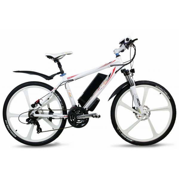 Elcykel Mountainbike FX-Mag - Vit