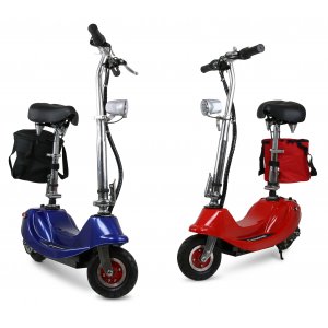 Elscooter 250W med sadel Elscooter 250W med sadel