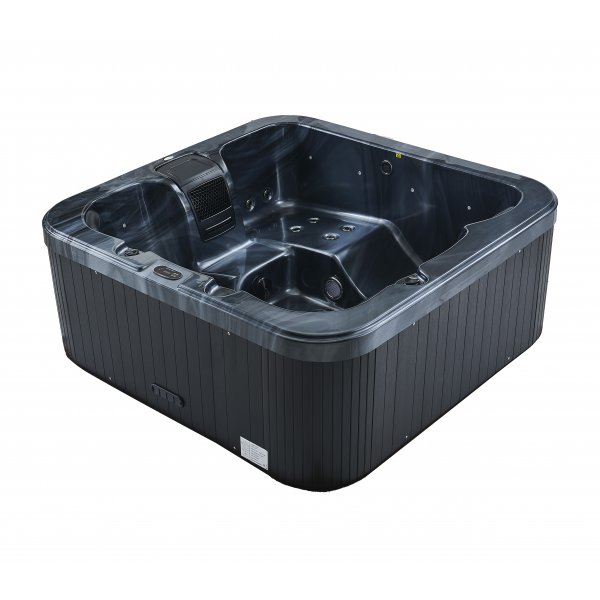 Spabad Zeus Blackline | 190x190cm | 6 personer | Balboa� & Lucite�