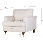 Howardfåtölj | Kallskum, avtagbara dynor & björkstomme | Watford Deluxe Beige Howardfåtölj | Kallskum, avtagbara dynor & björkstomme | Watford Deluxe Beige