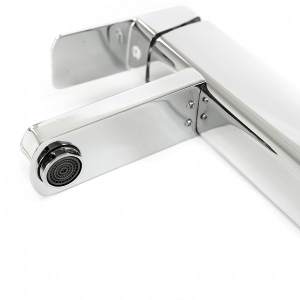 Tvättställsblandare badrum | Högblankt rostfritt stål Tvättställsblandare badrum | Högblankt rostfritt stål