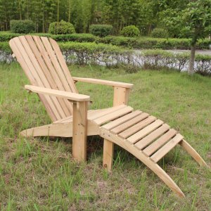 Däckstol i trä med fotstöd | Solstol för uteplats | 154×67×87 cm Däckstol i trä med fotstöd | Solstol för uteplats | 154×67×87 cm