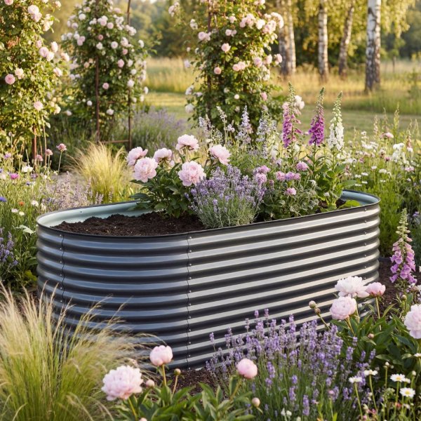 Odlingsl�da i galvaniserat st�l | 240cm