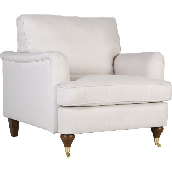 Howardfåtölj | Kallskum, avtagbara dynor & björkstomme | Watford Deluxe Beige Howardfåtölj | Kallskum, avtagbara dynor & björkstomme | Watford Deluxe Beige