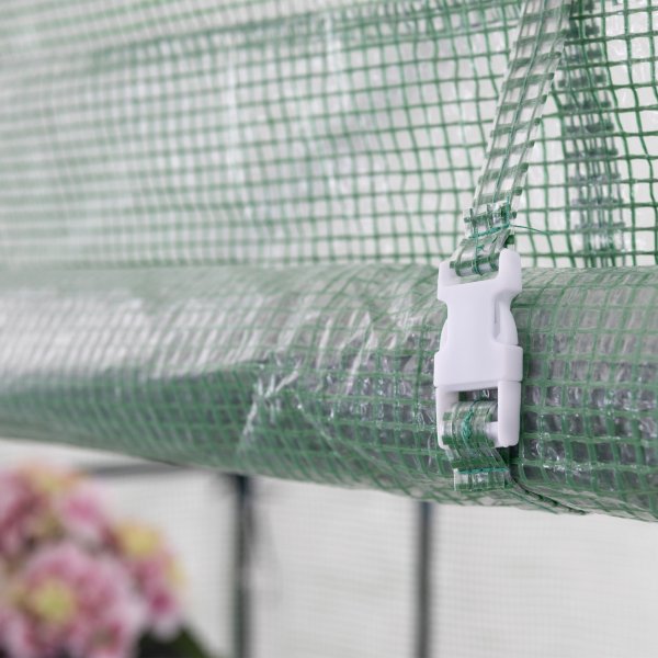 Litet plastväxthus 1m² | Stålram med PE-plastöverdrag Litet plastväxthus 1m² | Stålram med PE-plastöverdrag