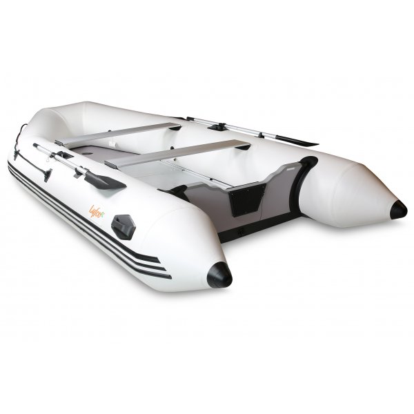 Stor gummibt 420cm | Fr 7 personer | Aluminiumdurk | Lyfco