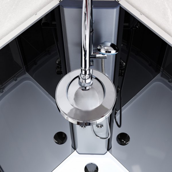 Komplett stilren duschkabin | Regndusch | Aluminium Komplett stilren duschkabin | Regndusch | Aluminium