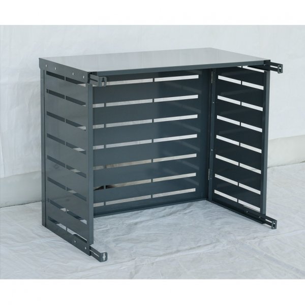 Vrmepumpsskyd | 106x80x50cm | Galvaniserad plt | Gr