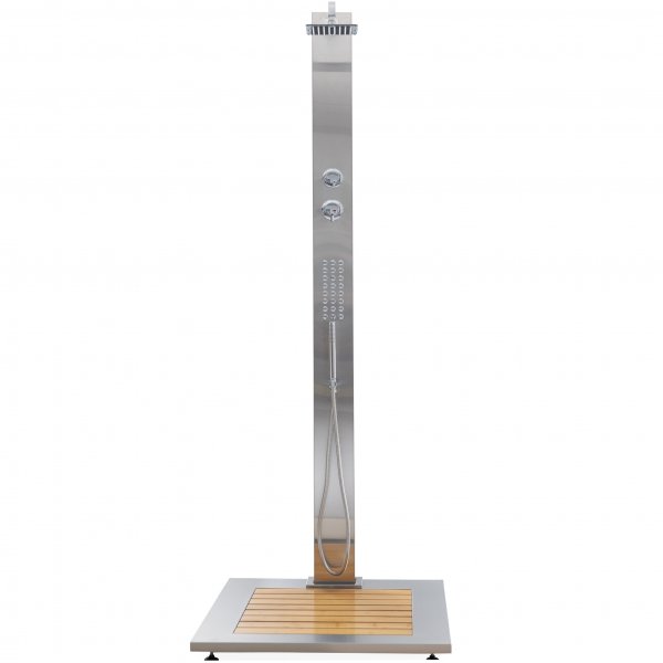 Utedusch med st�llbart duschhuvud | Rostfritt st�l