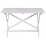 Knohult matbord 125 cm - Vit