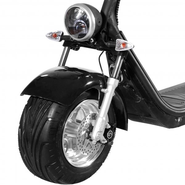 Fatscooter Trehjuling 2000W | Moped klass 1 - Svart Fatscooter Trehjuling 2000W | Moped klass 1 - Svart