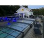 Pooltak 4x8m | Utan skenor | UV-skydd | Flexibel drr