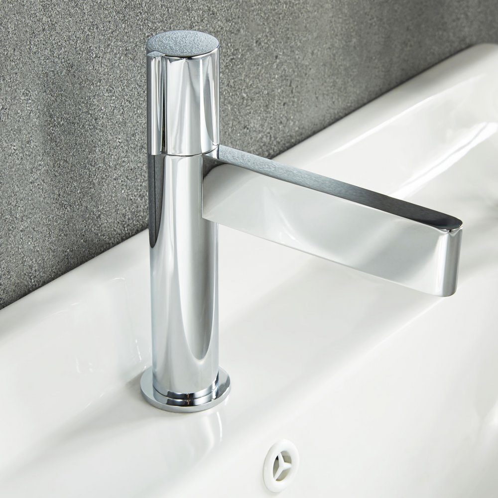 Tvättställsblandare - Modern design | Krom | Kelly | Mässing, zink, krom | Tvättställsblandare i modern design