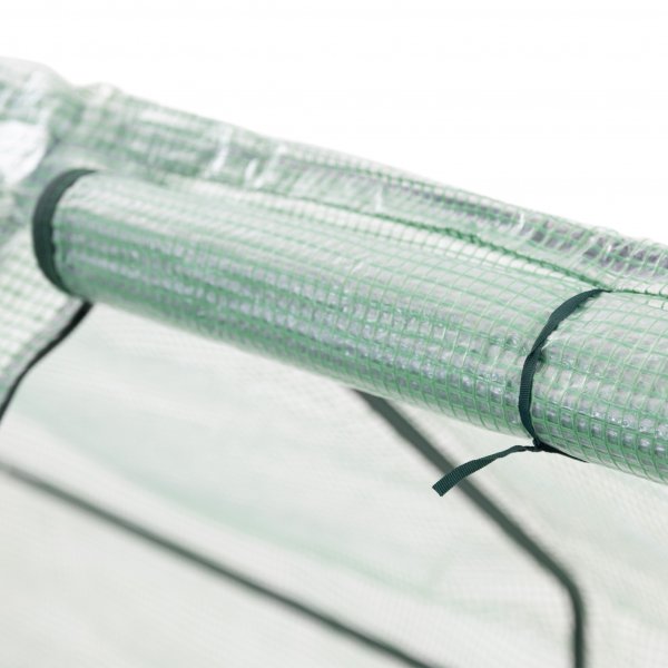 Plastv�xthus 1,6m� | St�lram med PE-plast�verdrag