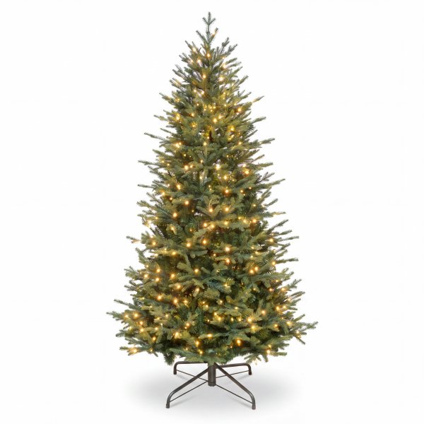 Konstgjord julgran 180 cm | 450 LED-lampor | 8 ljusl�gen