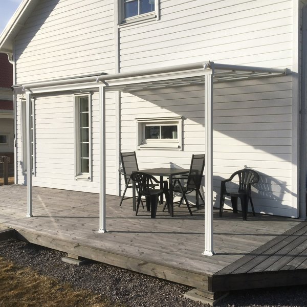 Altantak 3.7x2.5m | Extra hög | Kanalplast / Aluminium Altantak 3.7x2.5m | Extra hög | Kanalplast / Aluminium