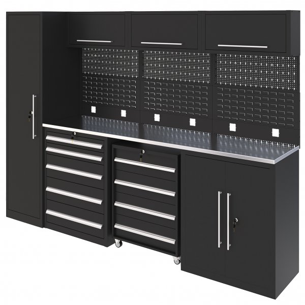 Garageinredning | Komplett förvaringssystem | Extra hög Garageinredning | Komplett förvaringssystem | Extra hög