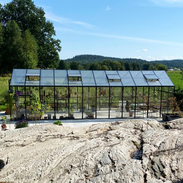 Glasväxthus 19m² | 5 års stormgaranti | 4mm säkerhetsglas Glasväxthus 19m² | 5 års stormgaranti | 4mm säkerhetsglas