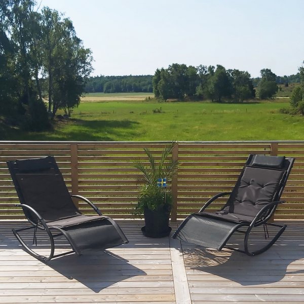 Solstol | Lyfco Havstenssund - Svart Solstol | Lyfco Havstenssund - Svart