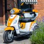 Promenadscooter 1100W | Terrnghjul | Orange/Vit
