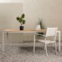Break matbord 205 x 90 cm - Beige