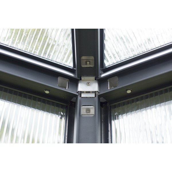 Orangeri/Lusthus 10m² | Sexkantigt växthus | Säkerhetsglas Orangeri/Lusthus 10m² | Sexkantigt växthus | Säkerhetsglas