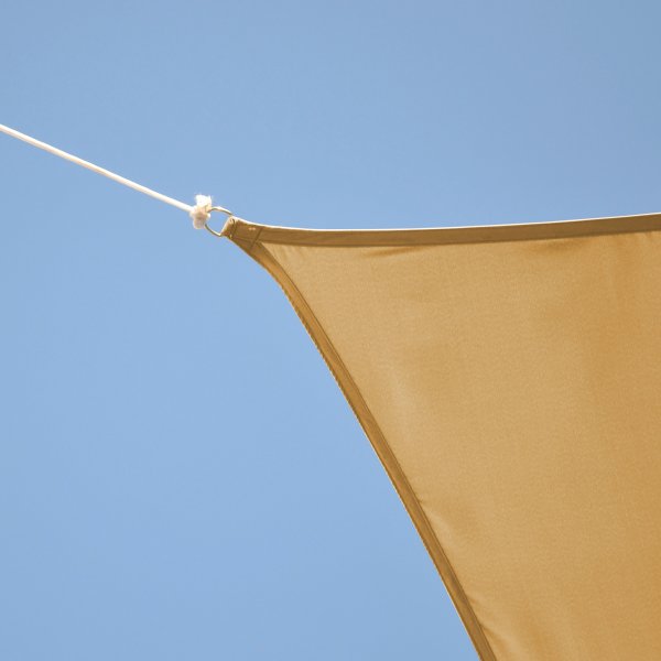 Trekantigt solsegel - Beige Trekantigt solsegel - Beige