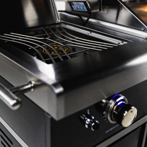 Dubbel gasolgrill med varmluftsfunktion | Denver Blackline Dubbel gasolgrill med varmluftsfunktion | Denver Blackline