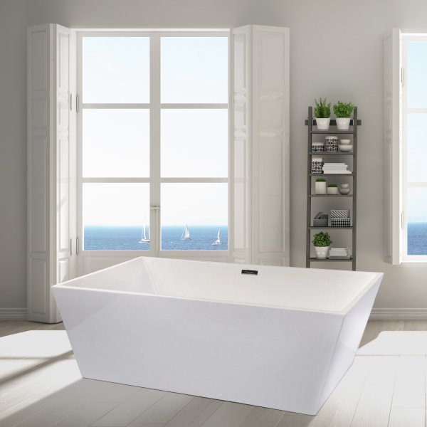Fristende badkar 170cm | Lucite akryl | Modern design | A-07