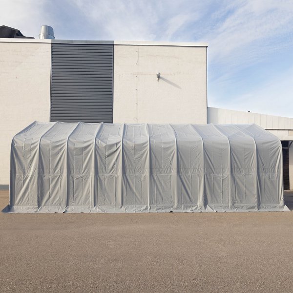 Lagert�lt 7x14m | 3,8m h�jd | 98m� 620g/m� | Med takpanel | PVC - Gr�