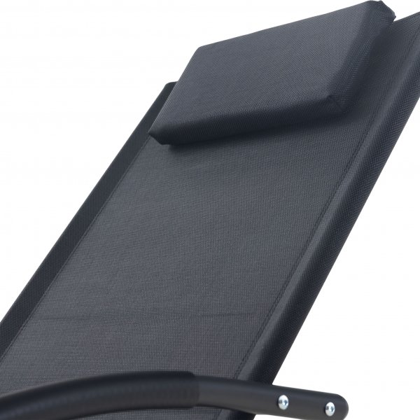 Solstol | Lyfco Havstenssund - Svart Solstol | Lyfco Havstenssund - Svart