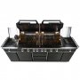 Dubbel gasolgrill med varmluftsfunktion | Denver Blackline