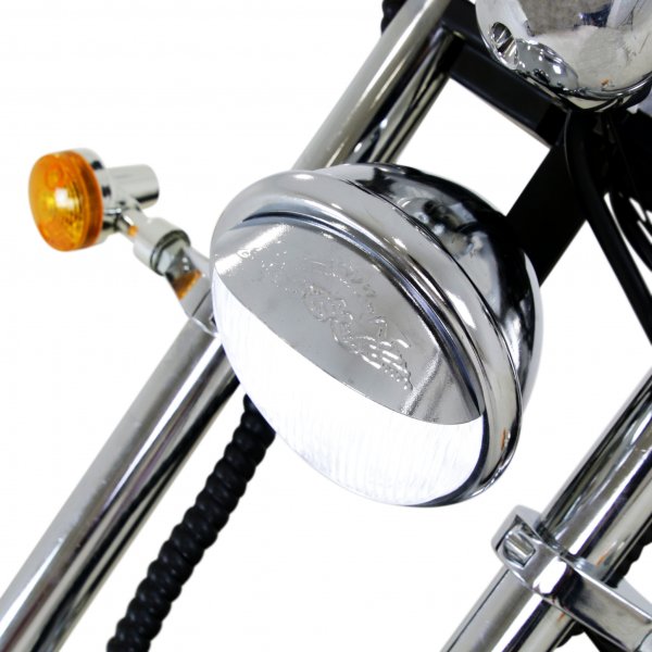 Retro fatscooter premium 2000W - LG litiumbatteri - Aluminiumfälgar Retro fatscooter premium 2000W - LG litiumbatteri - Aluminiumfälgar