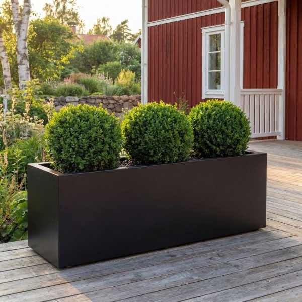 Bloml�da i st�l | 80�40�60 cm | Svart