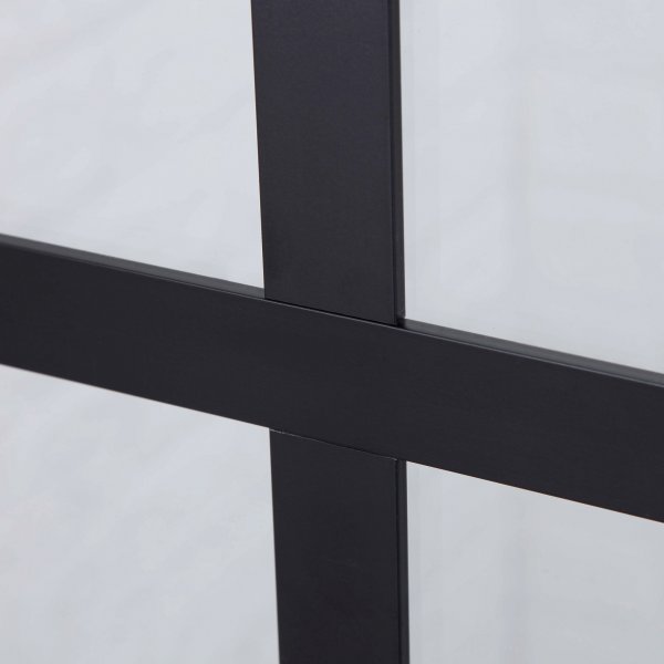 Duschväggar med svarta profiler | 8mm säkerhetsglas Duschväggar med svarta profiler | 8mm säkerhetsglas