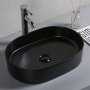 Ovalt handfat 50x34cm | Fristende | Mattsvart design
