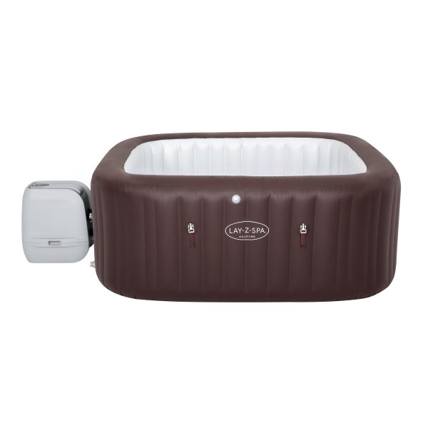 Bestway Maldives HydroJet PRO | Uppblsbart spabad 201x201x80 cm | 7 personer, LED-belysning & HydroJet massage
