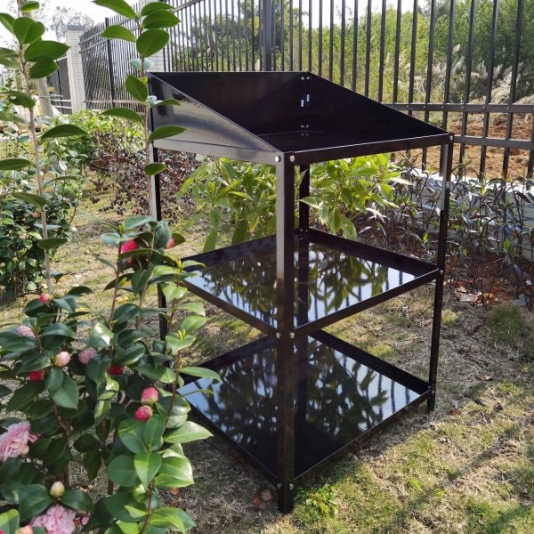 Växthushylla med tre nivåer - Aluminium Växthushylla med tre nivåer - Aluminium