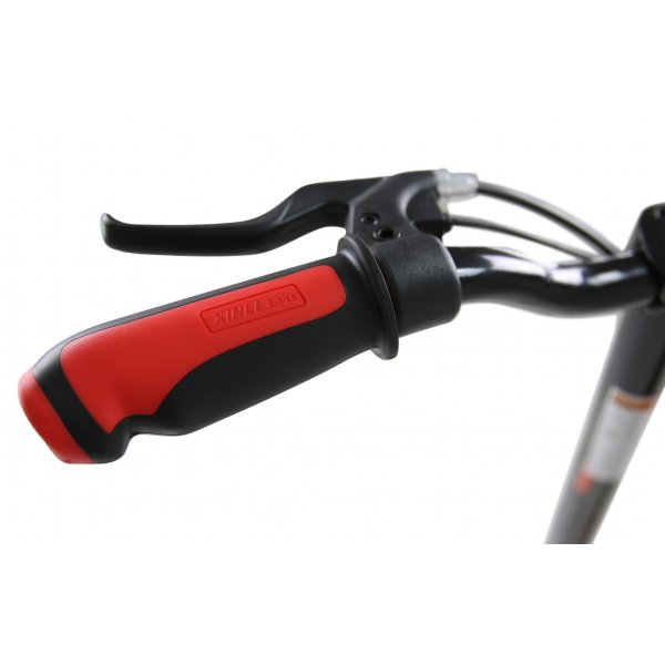 Elscooter 250W svart/röd Elscooter 250W svart/röd