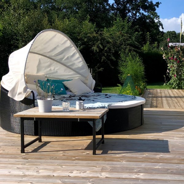 Rund utomhus sols�ng 230cm | Konstrotting | Lyfco H�llviken