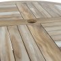 Runt utebord i premiumteak | 4 stolar |Lyfco Smgen