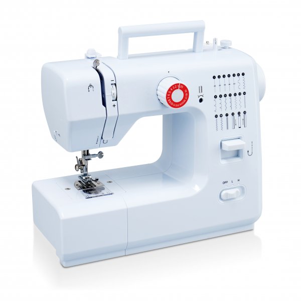 Symaskin Elektrisk | 20 S�mmar & 4-stegs Knapph�l | LED-belysning | Vit